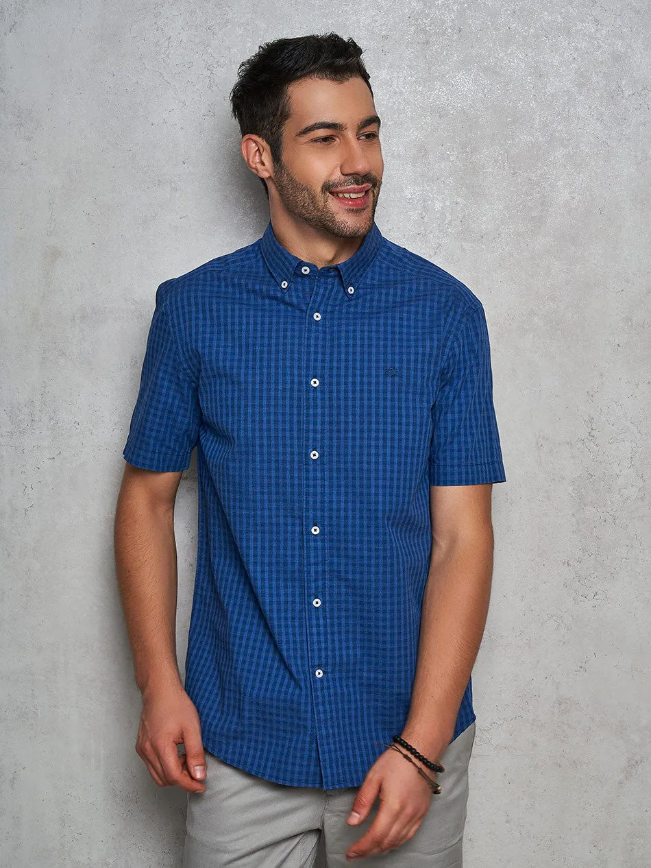BLUE TONAL MELANGE - S/S