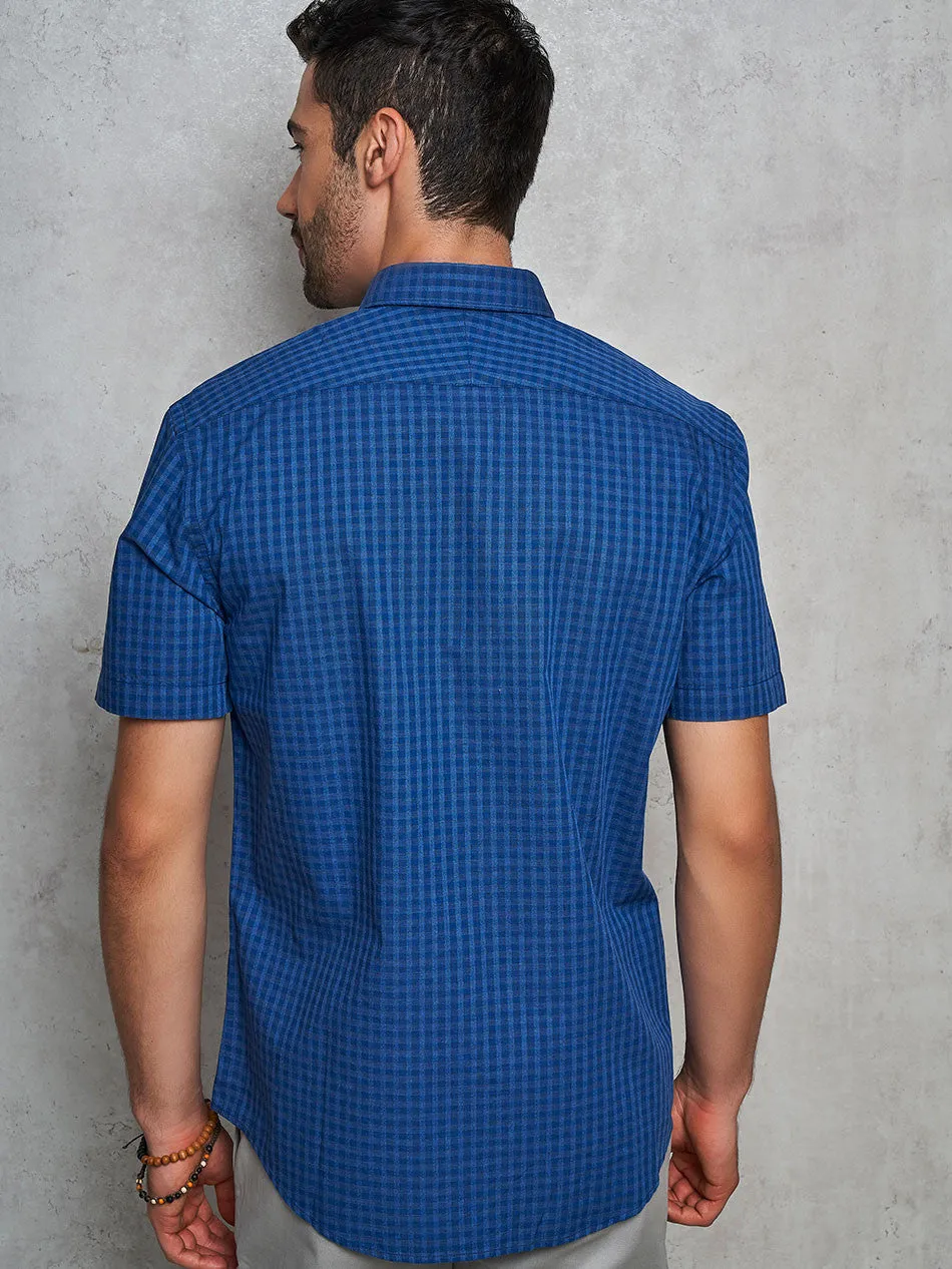 BLUE TONAL MELANGE - S/S