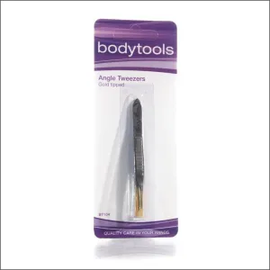 Bodytools Angle Tweezers Gold Tipped