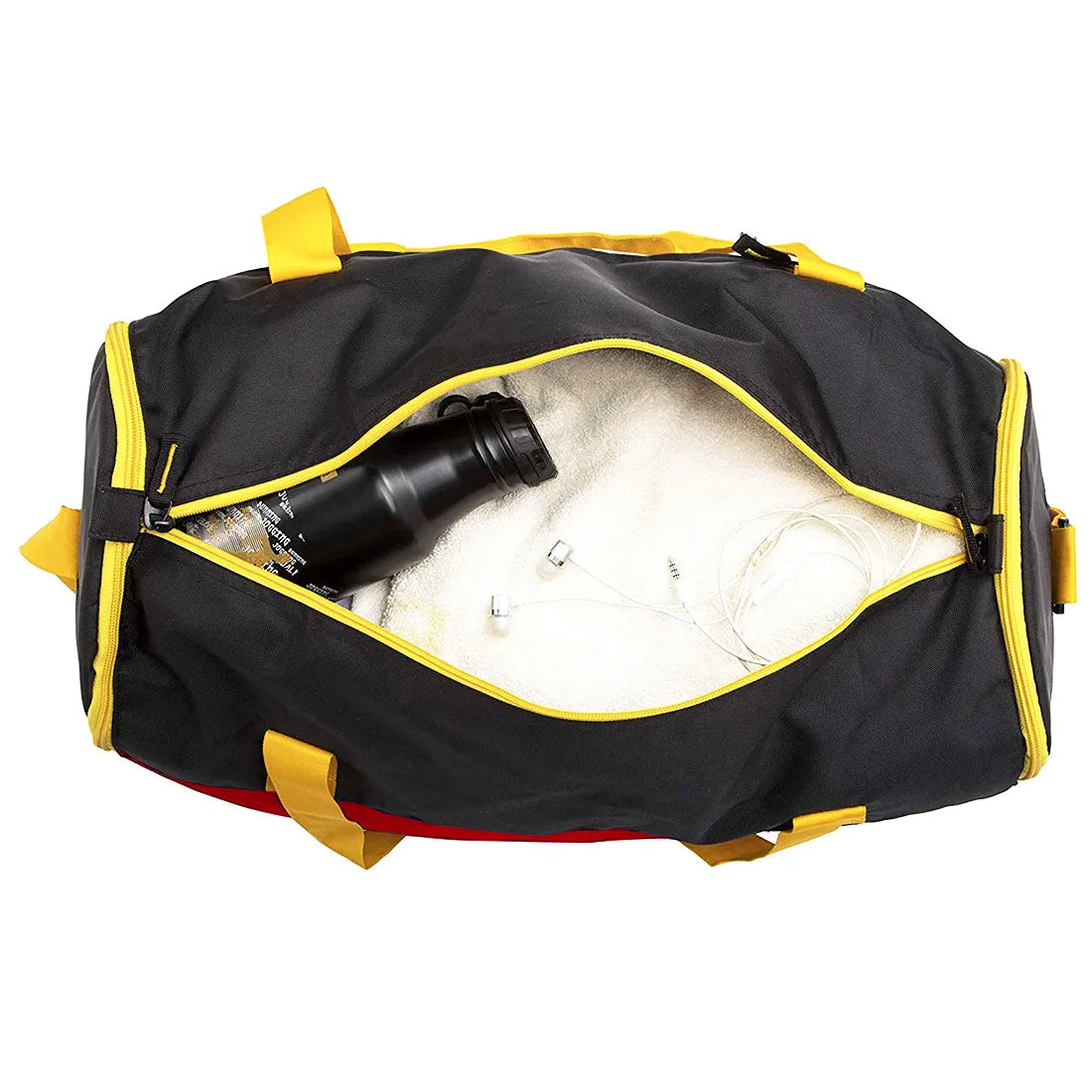 Buddys Duffle Gym Bag 32 Ltr - Red & Black