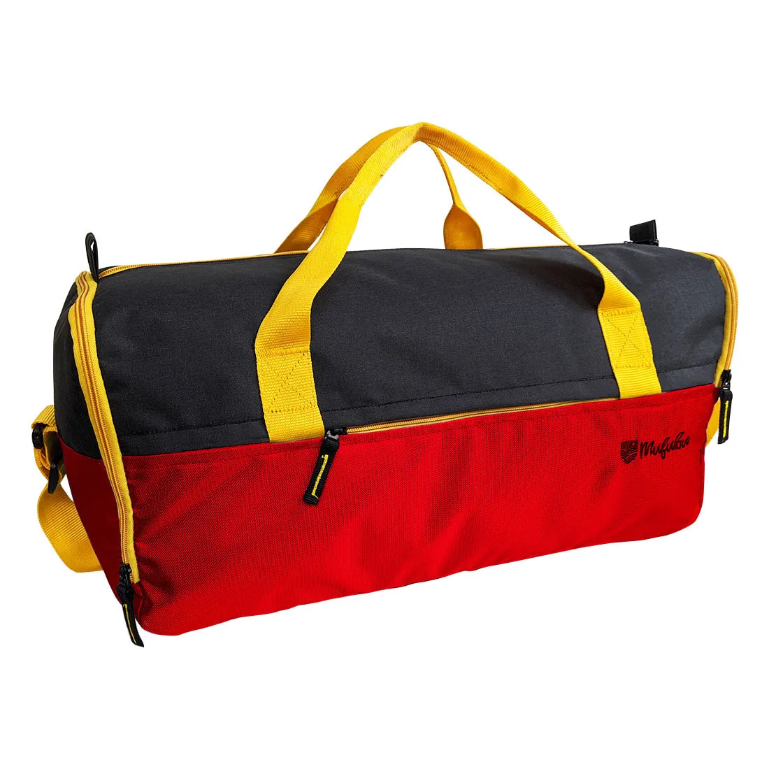 Buddys Duffle Gym Bag 32 Ltr - Red & Black