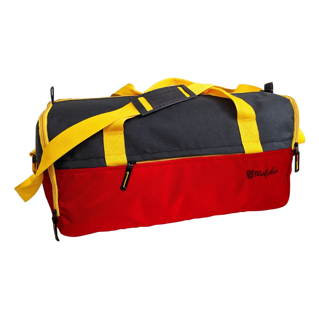 Buddys Duffle Gym Bag 32 Ltr - Red & Black