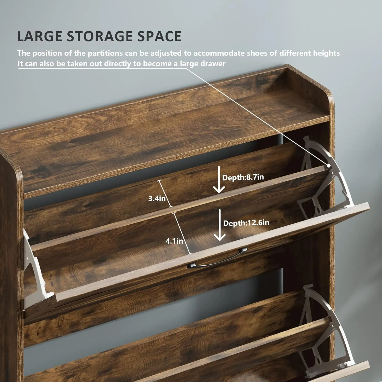 Cove Shoe Organizer Cabinet