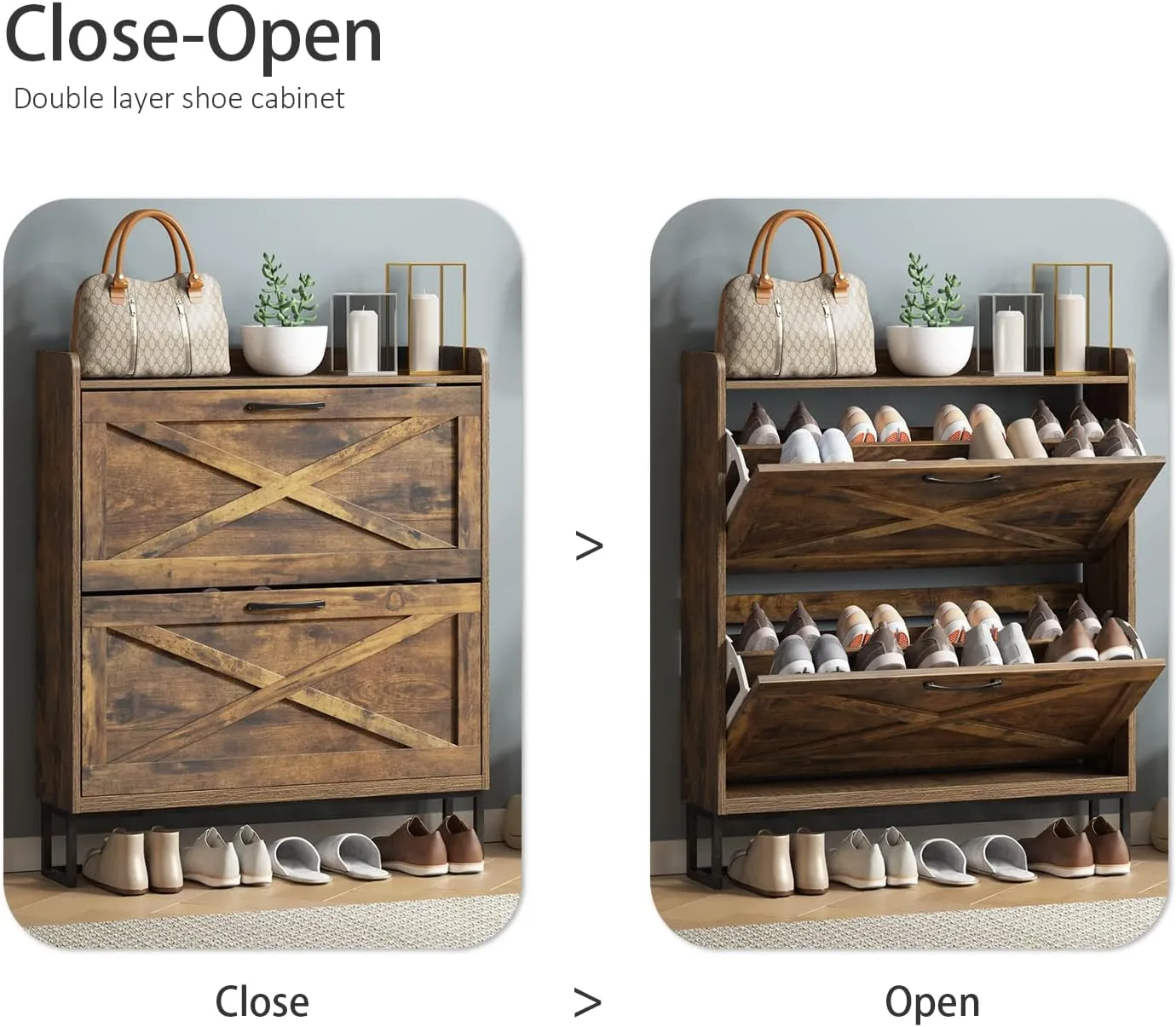 Cove Shoe Organizer Cabinet