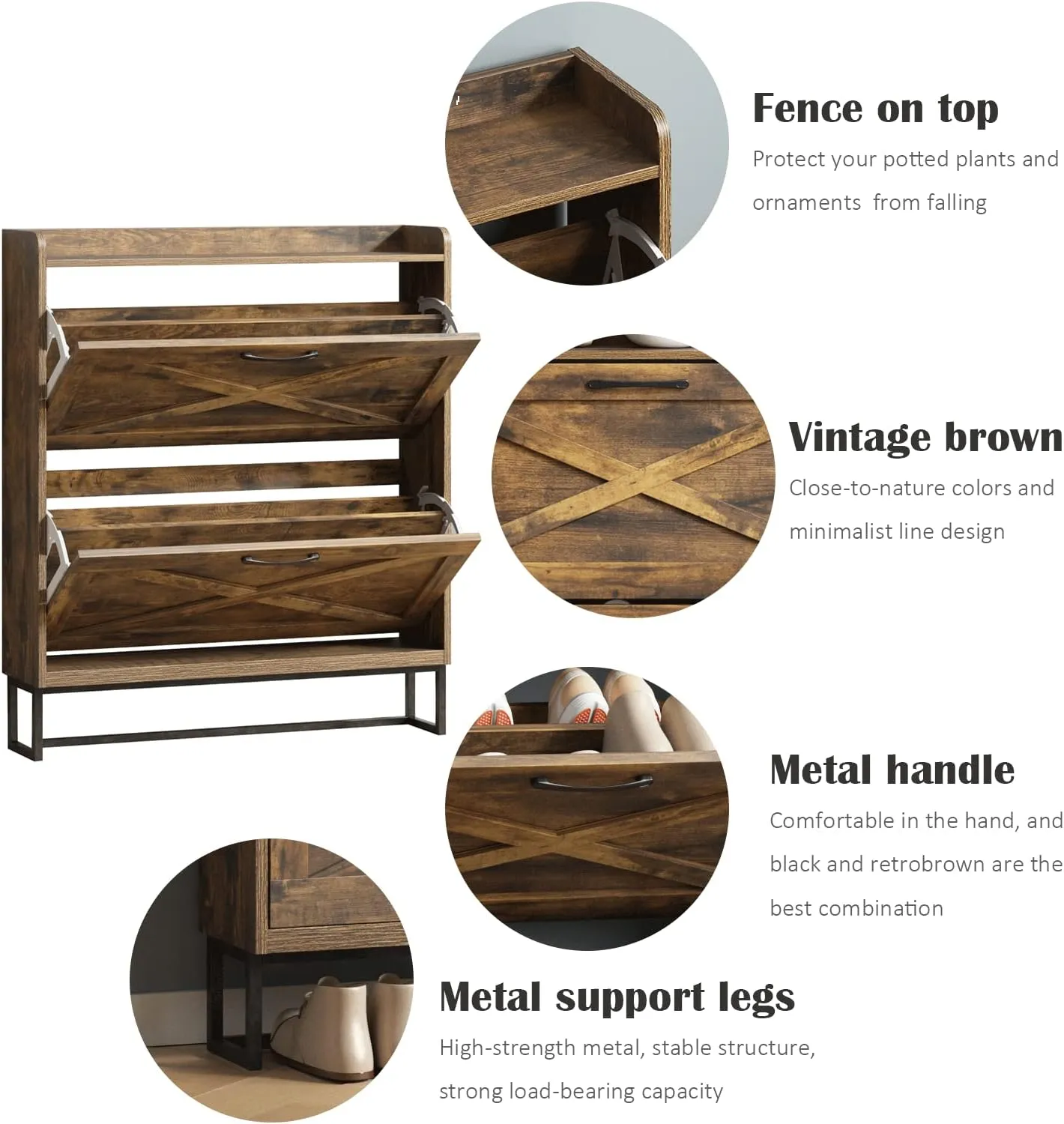 Cove Shoe Organizer Cabinet