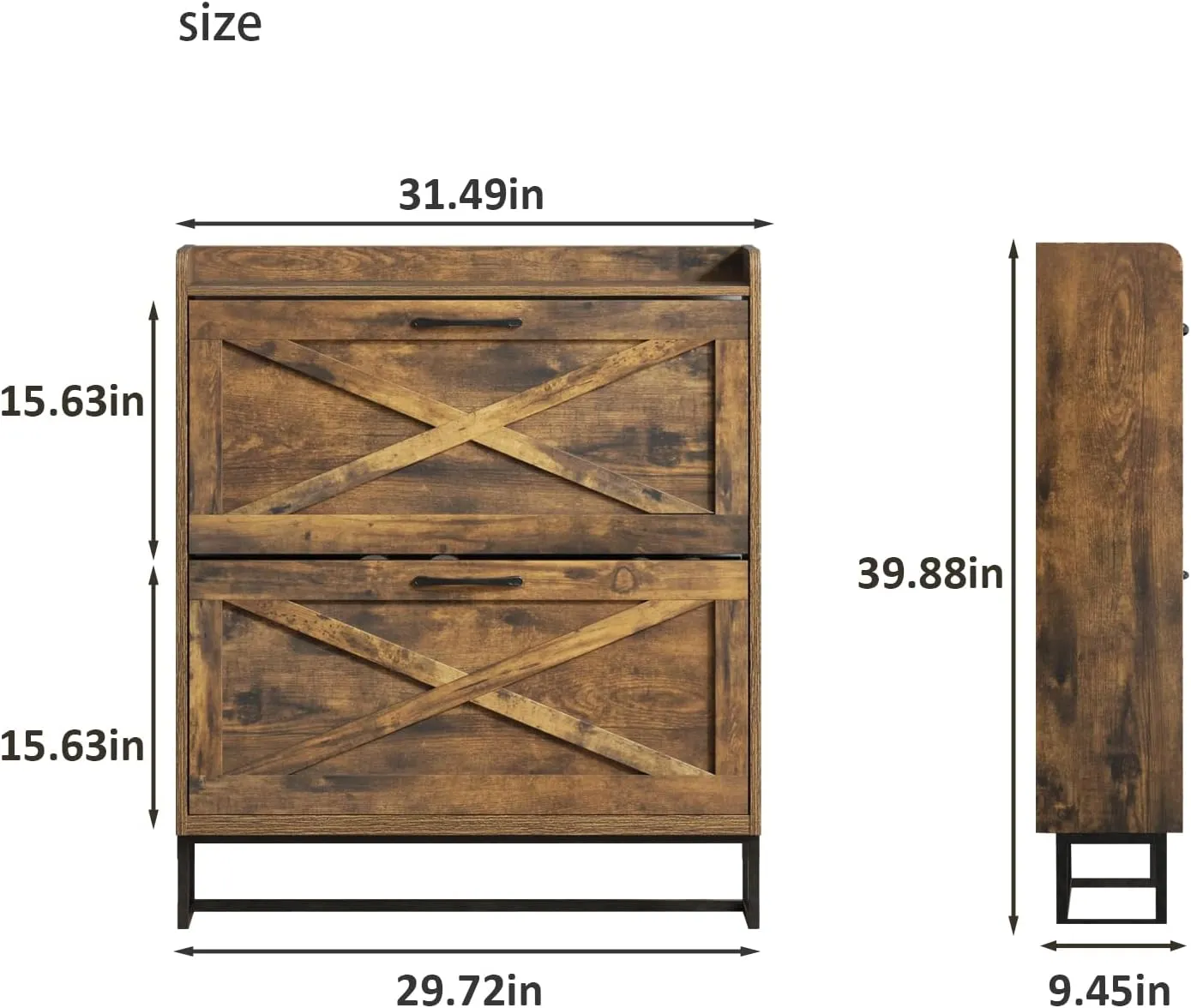Cove Shoe Organizer Cabinet