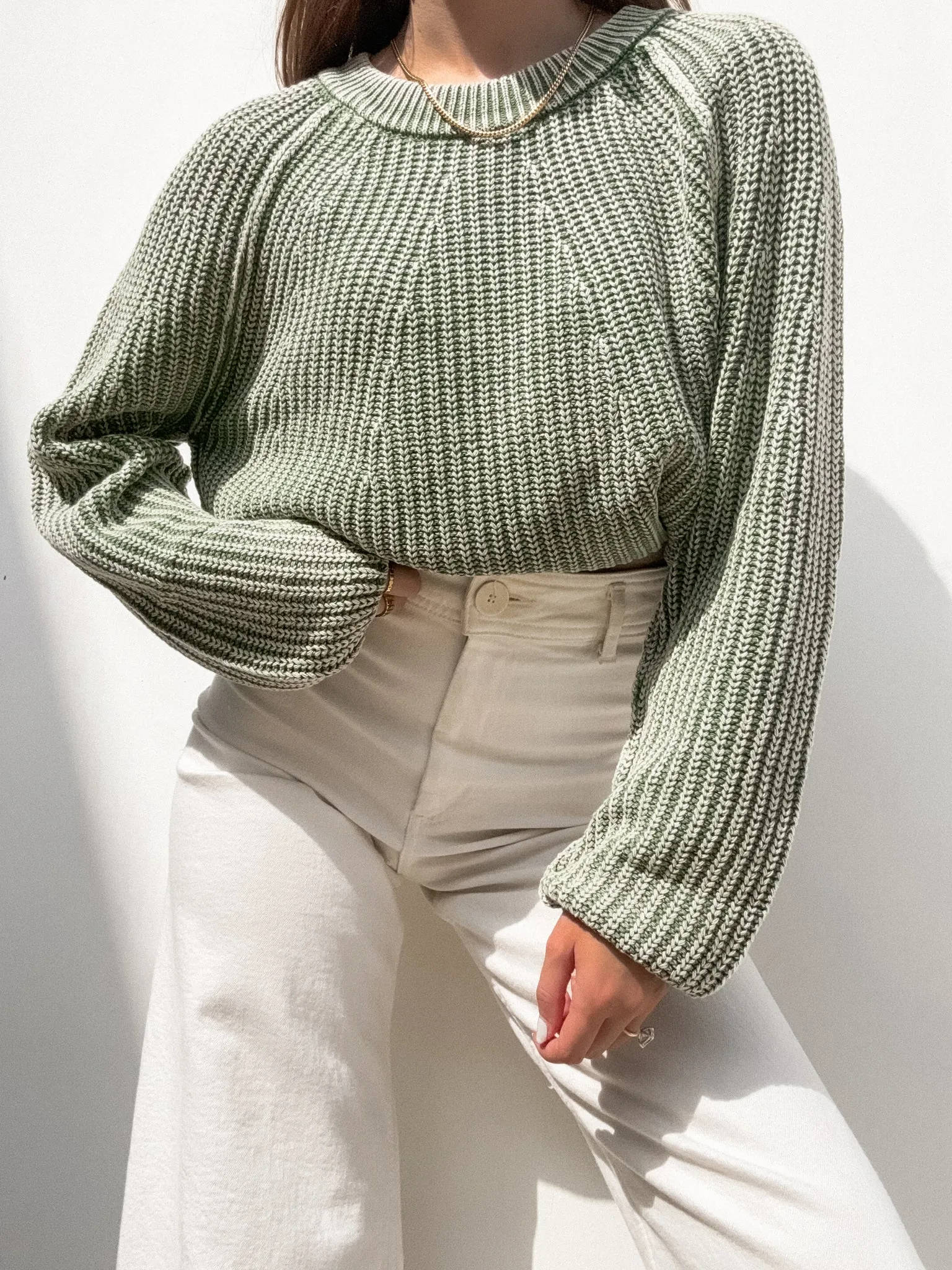 Cozy Season Knit Sweater in Olive