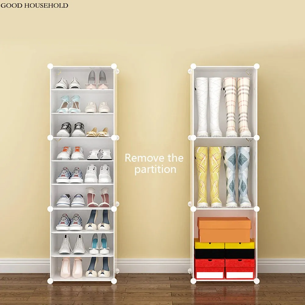 Easy To Assemble Multi-Layer Large Shoe Cabinet Rack – Waterproof, Dustproof Shoe Stand Storage Organizer