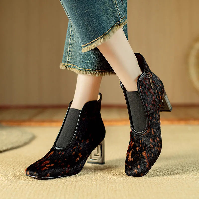 Ebonique Office Ankle Heels