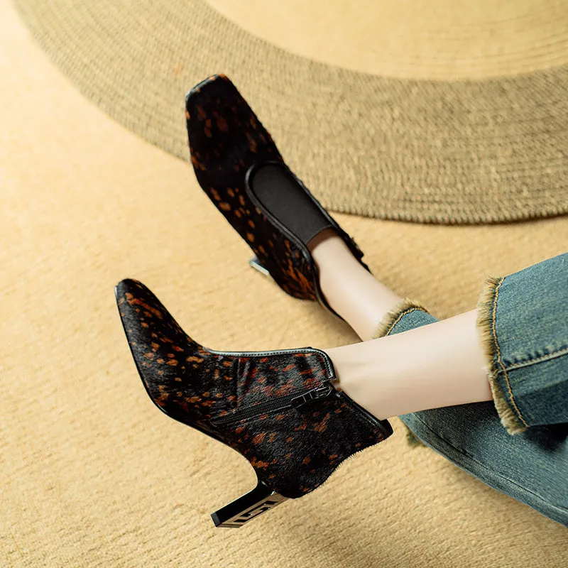 Ebonique Office Ankle Heels