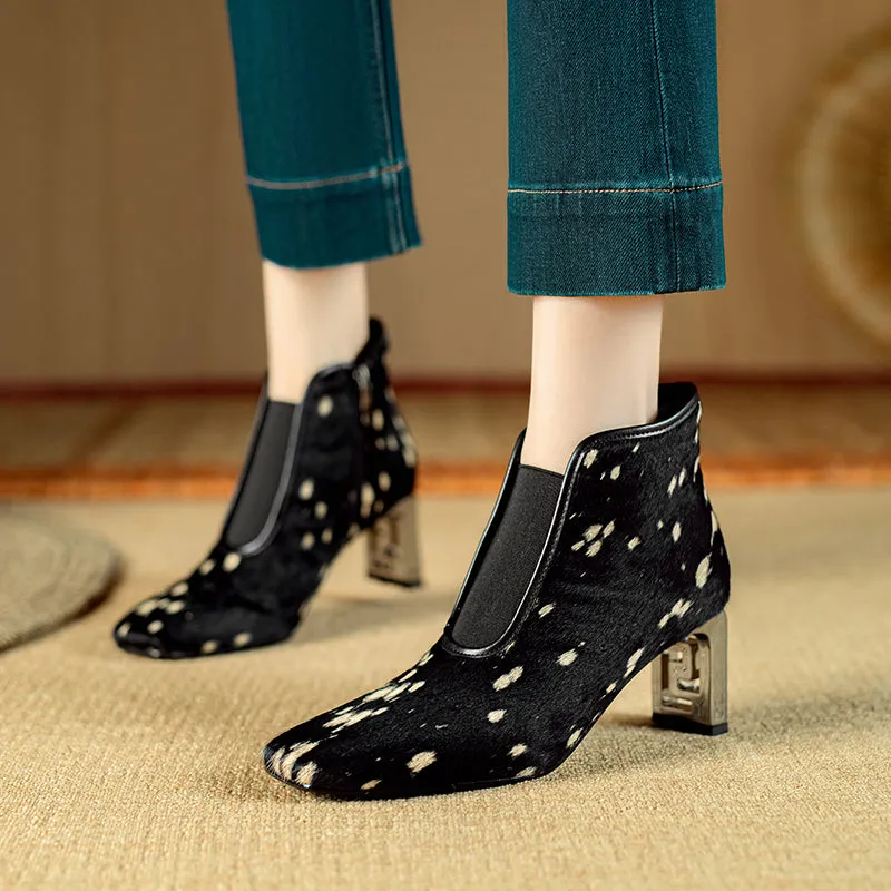 Ebonique Office Ankle Heels