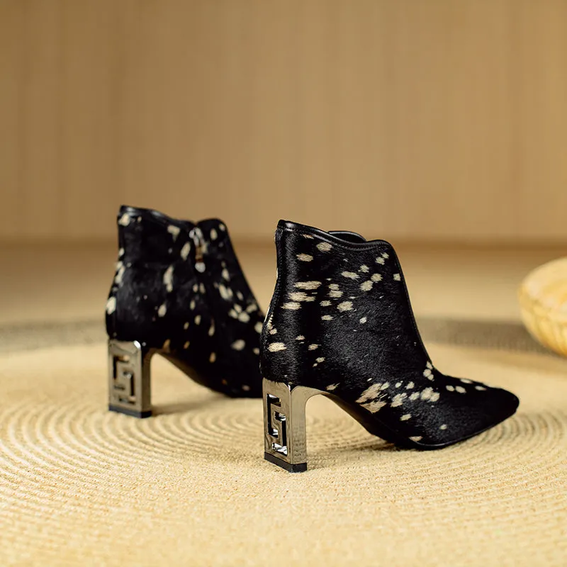 Ebonique Office Ankle Heels
