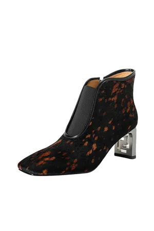 Ebonique Office Ankle Heels
