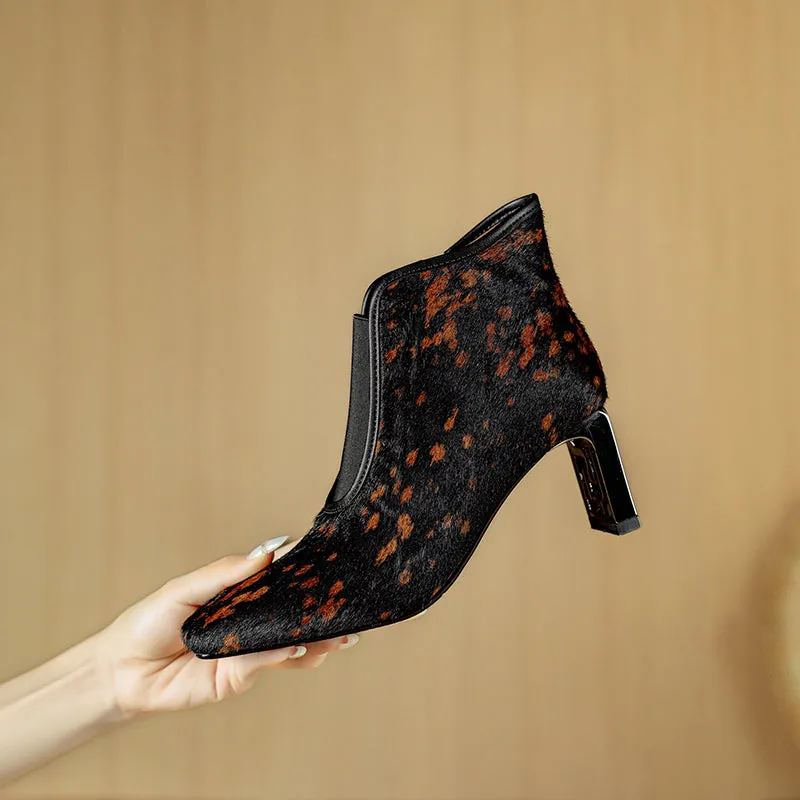 Ebonique Office Ankle Heels