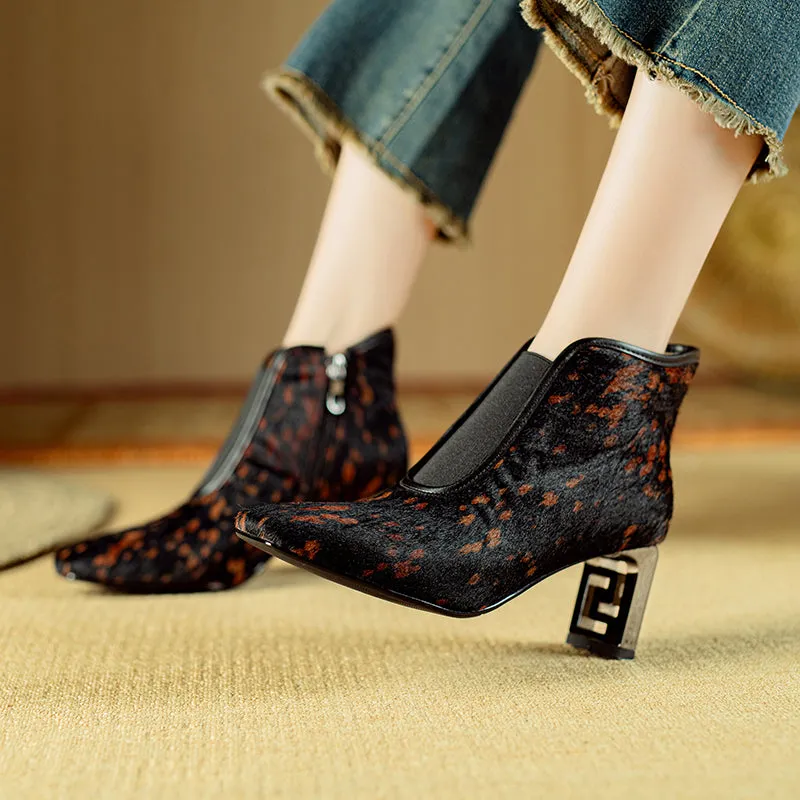 Ebonique Office Ankle Heels