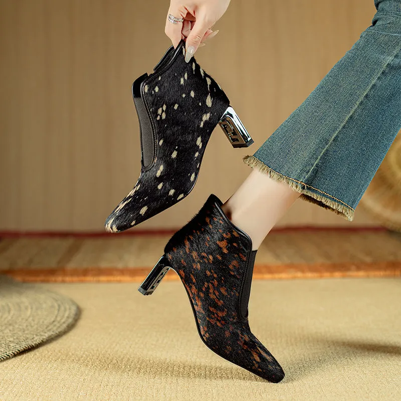 Ebonique Office Ankle Heels