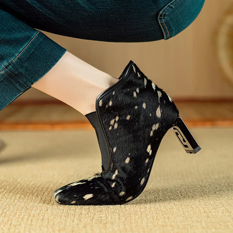 Ebonique Office Ankle Heels