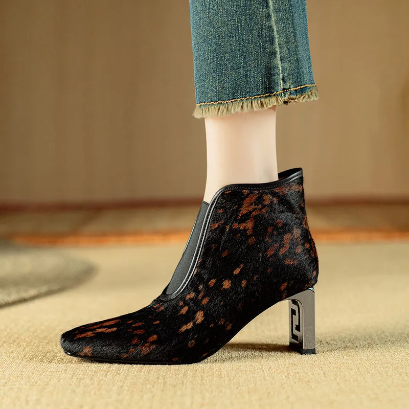 Ebonique Office Ankle Heels