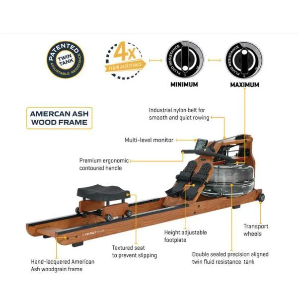 First Degree Viking 2 Plus Plus Select Indoor Rower