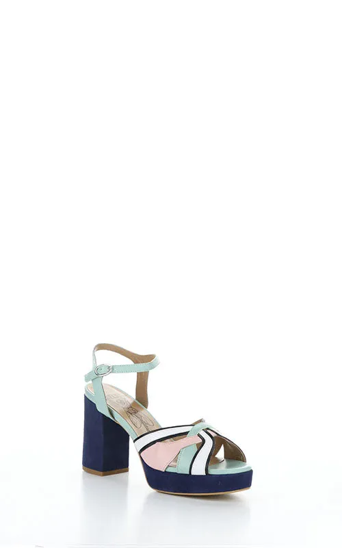 Fly London Ezui, spearmint/pink/navy