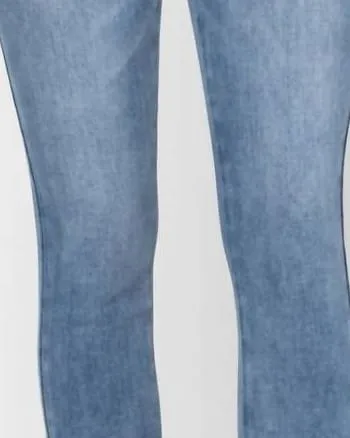High Waist Thermal Skinny Denim 88206 in Blue | Blue