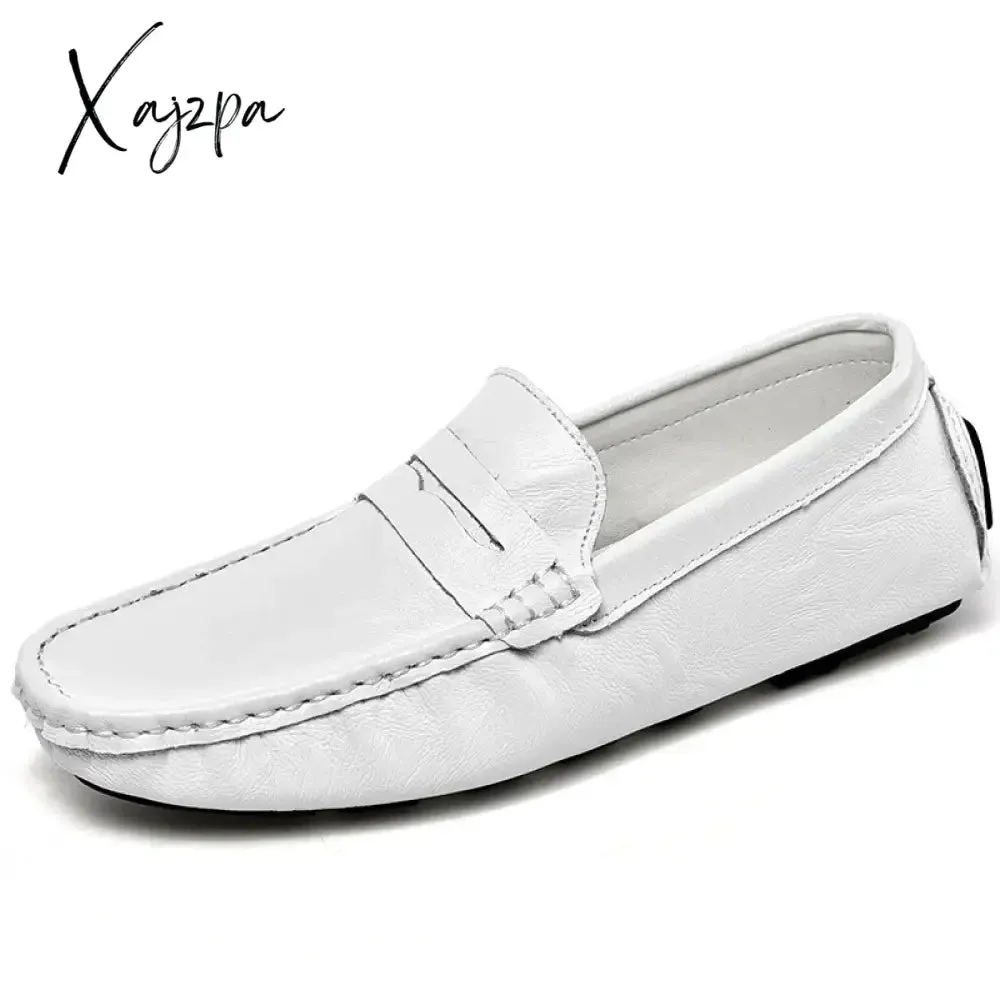 Loafers Shoes Men Fashion Shoes 2024 New Spring Comfy Men's Flats Moccasins Classic Original Leather Men Casual Shoes