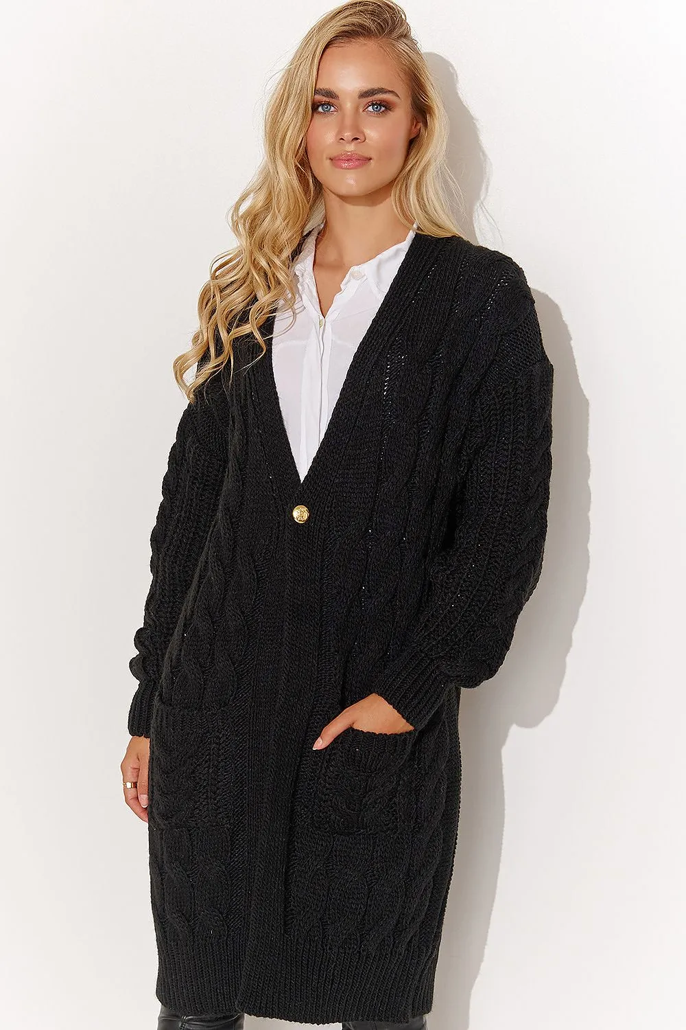 Long sleeves cozy warm cardigan