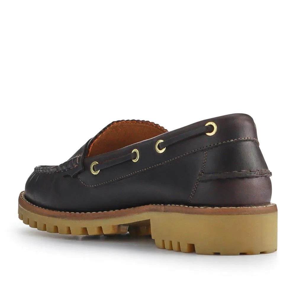 Miuccia Leather Moccasins - MIUCCIA / 327 248