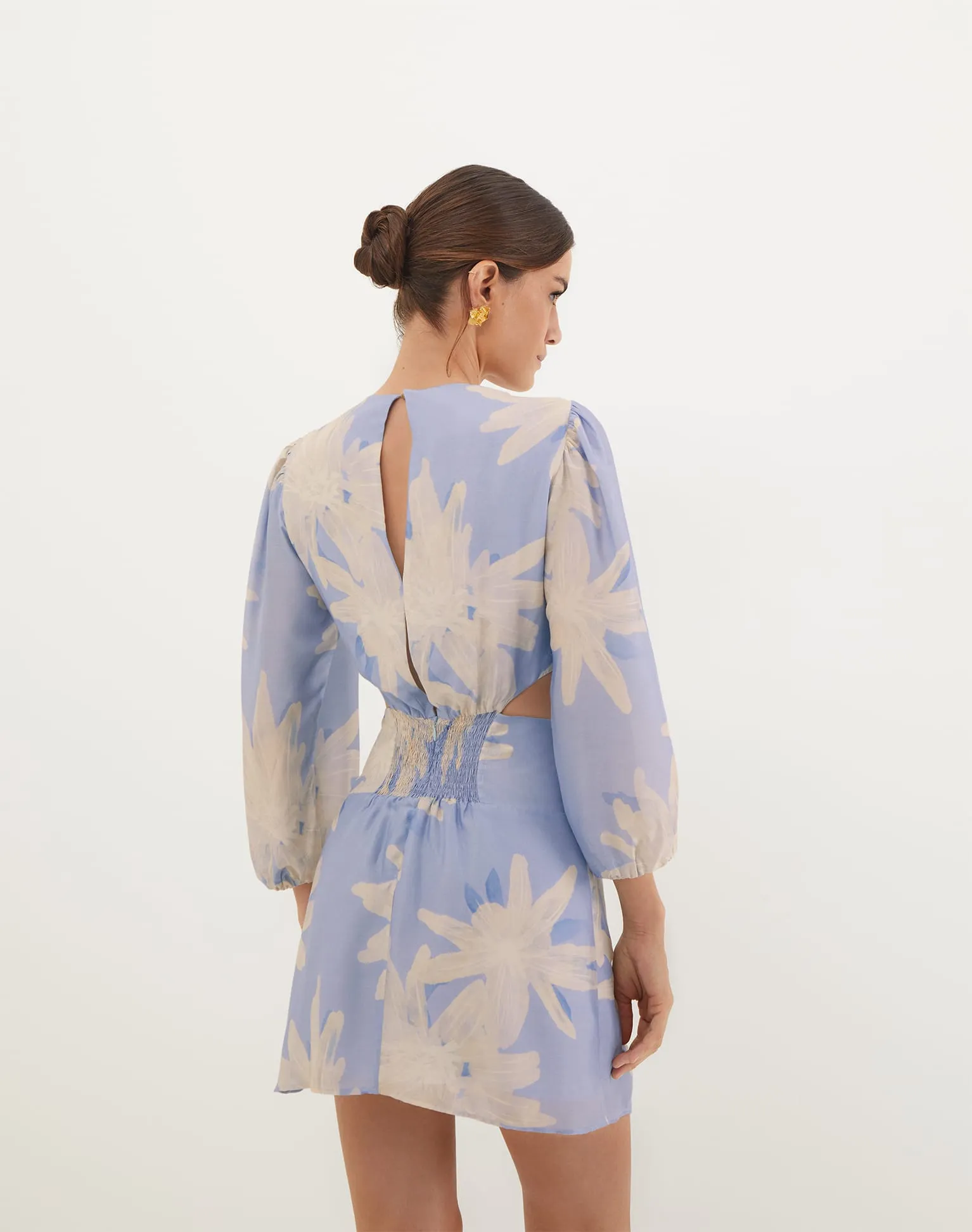 Nadi Short Dress - Maliblue