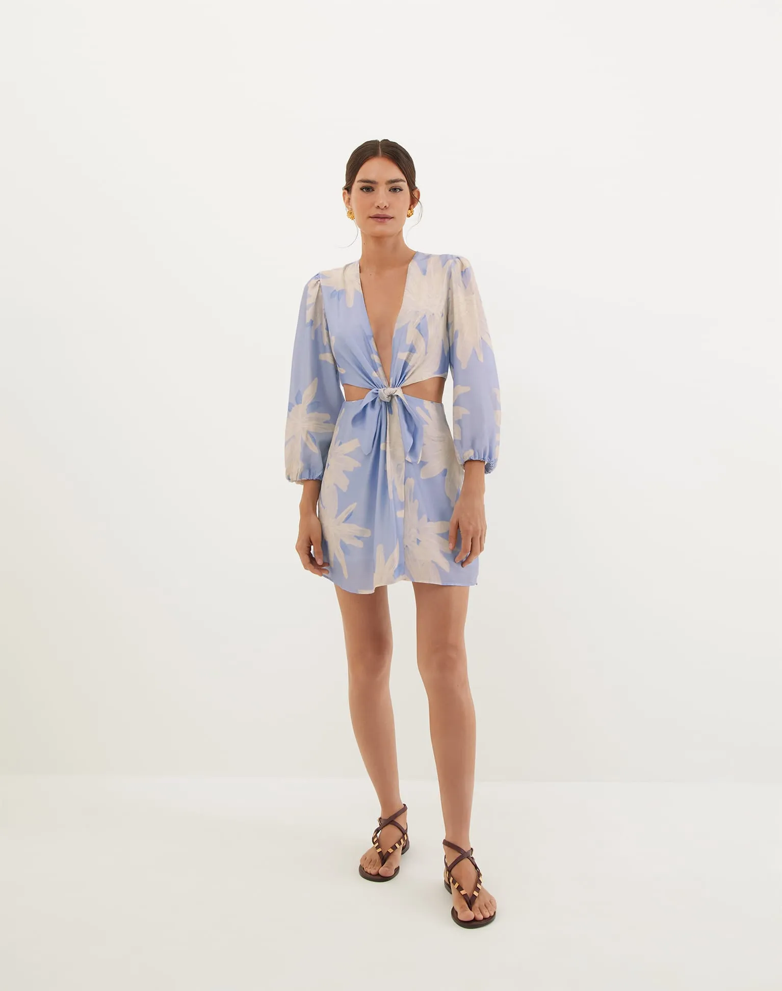 Nadi Short Dress - Maliblue