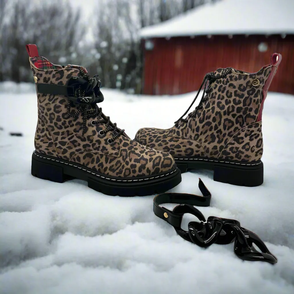 Paris - Leopard ankle boot- NEW!