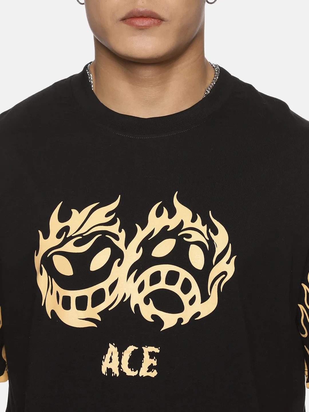 Portgas D Ace Over Sized Anime T-shirt