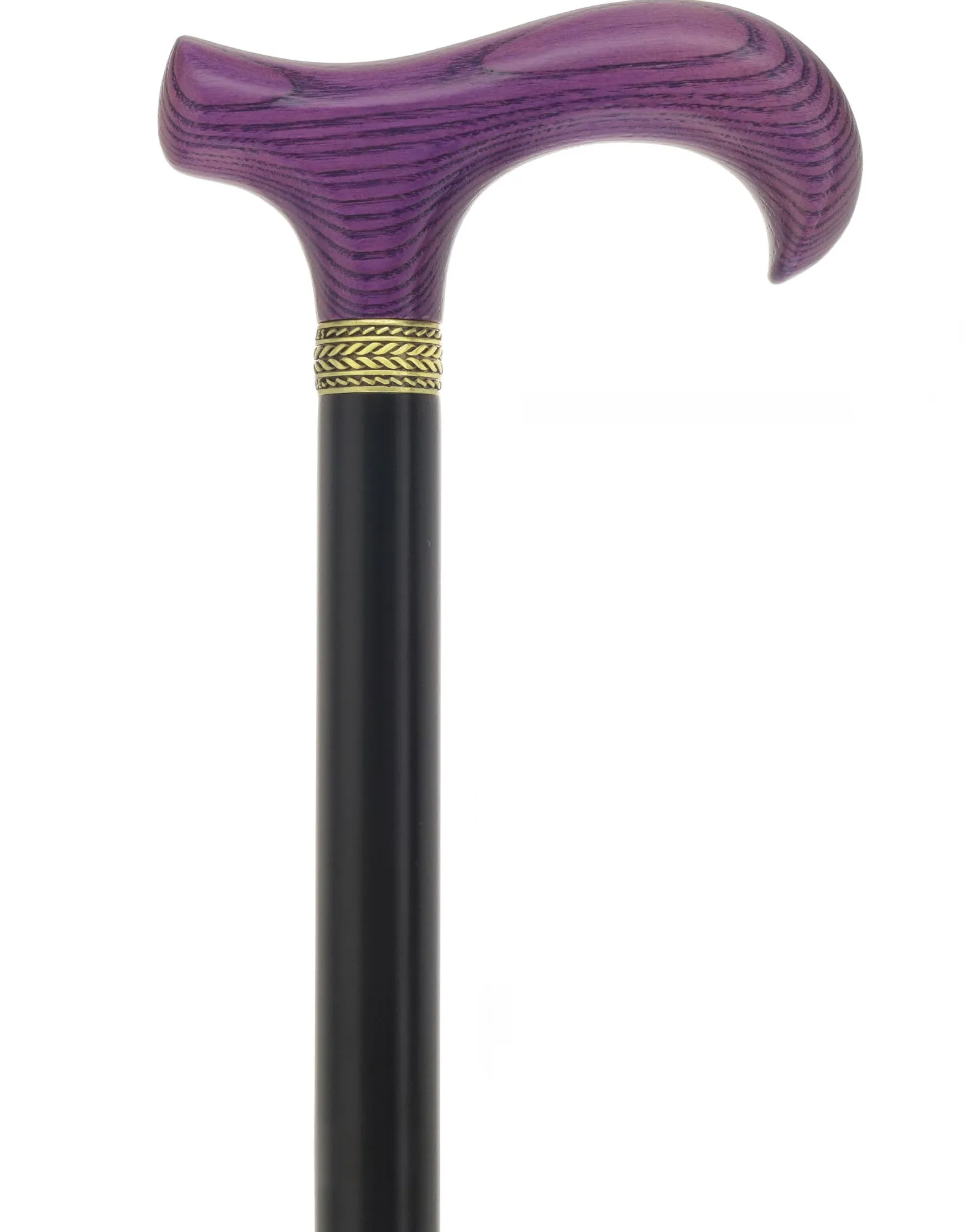 Royal Canes Classic Derby: Wood-Stained, Pewter Collar, 6 Color Options