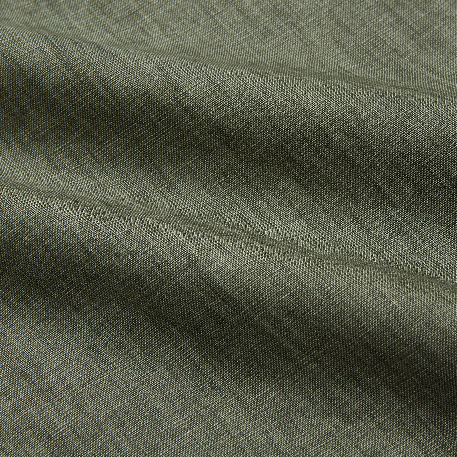 Sage Green Linen Weekend Fit Finch Shirt