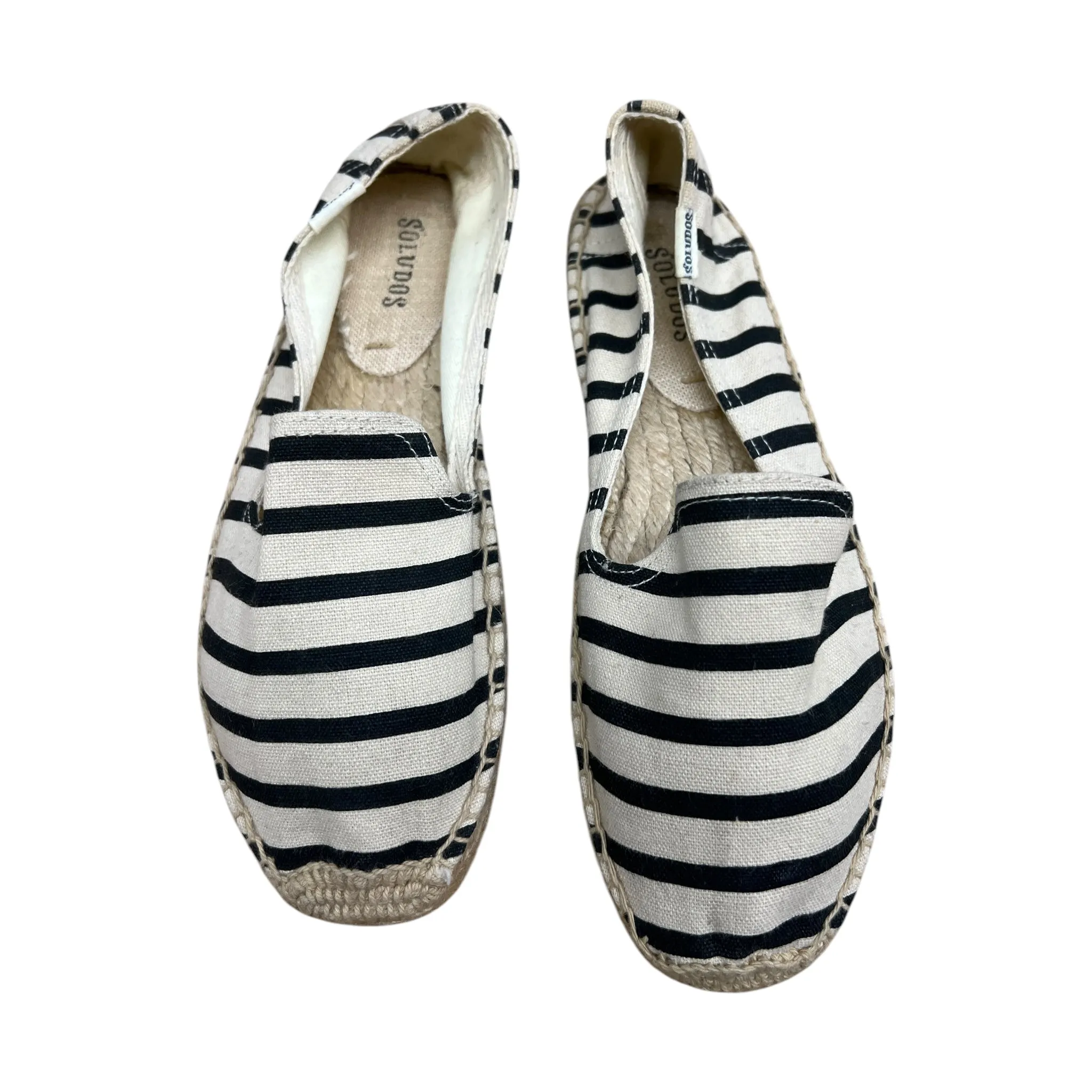 Shoes Heels Platform By Soludos In Blue & Cream, Size:6