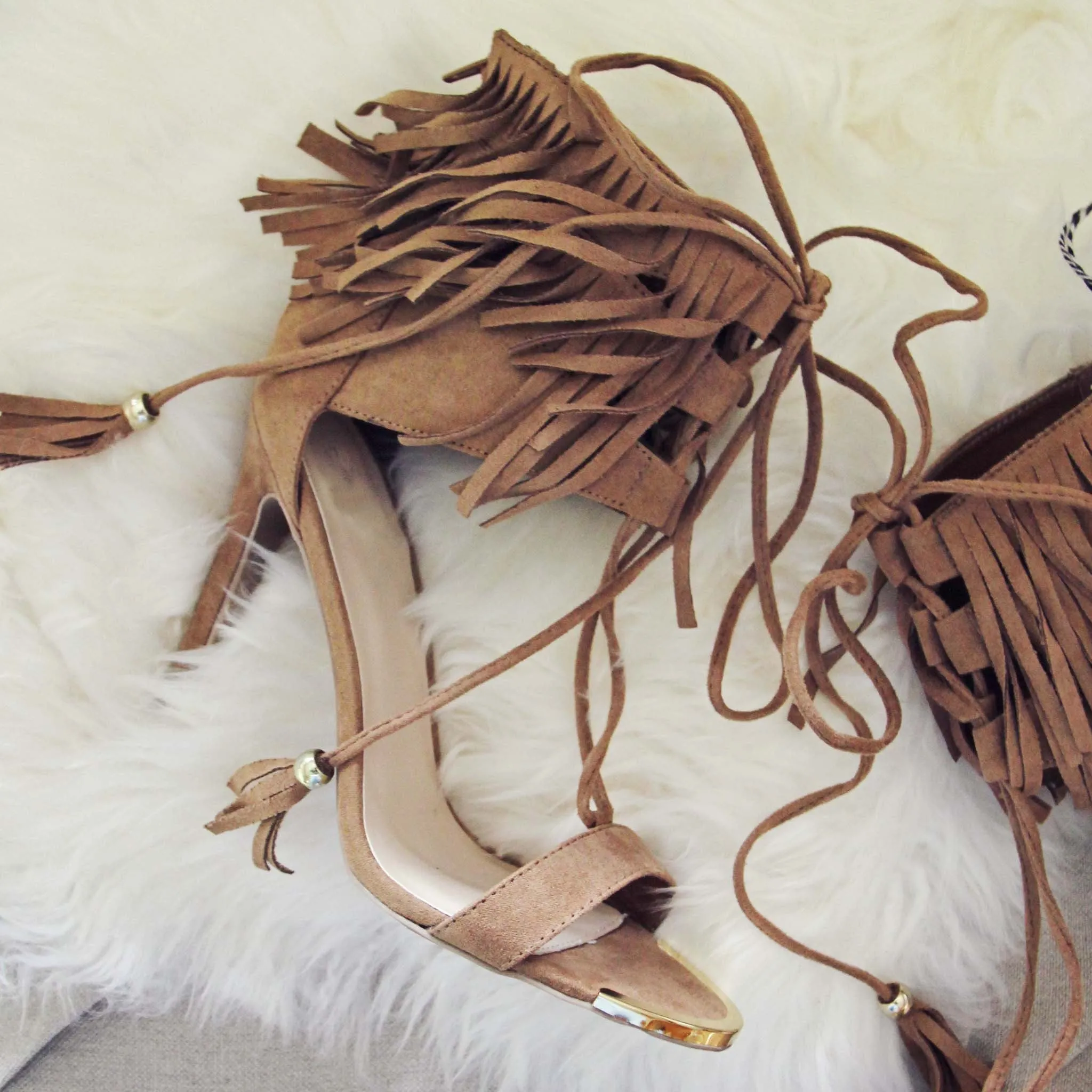 Sugar Fringe Heels