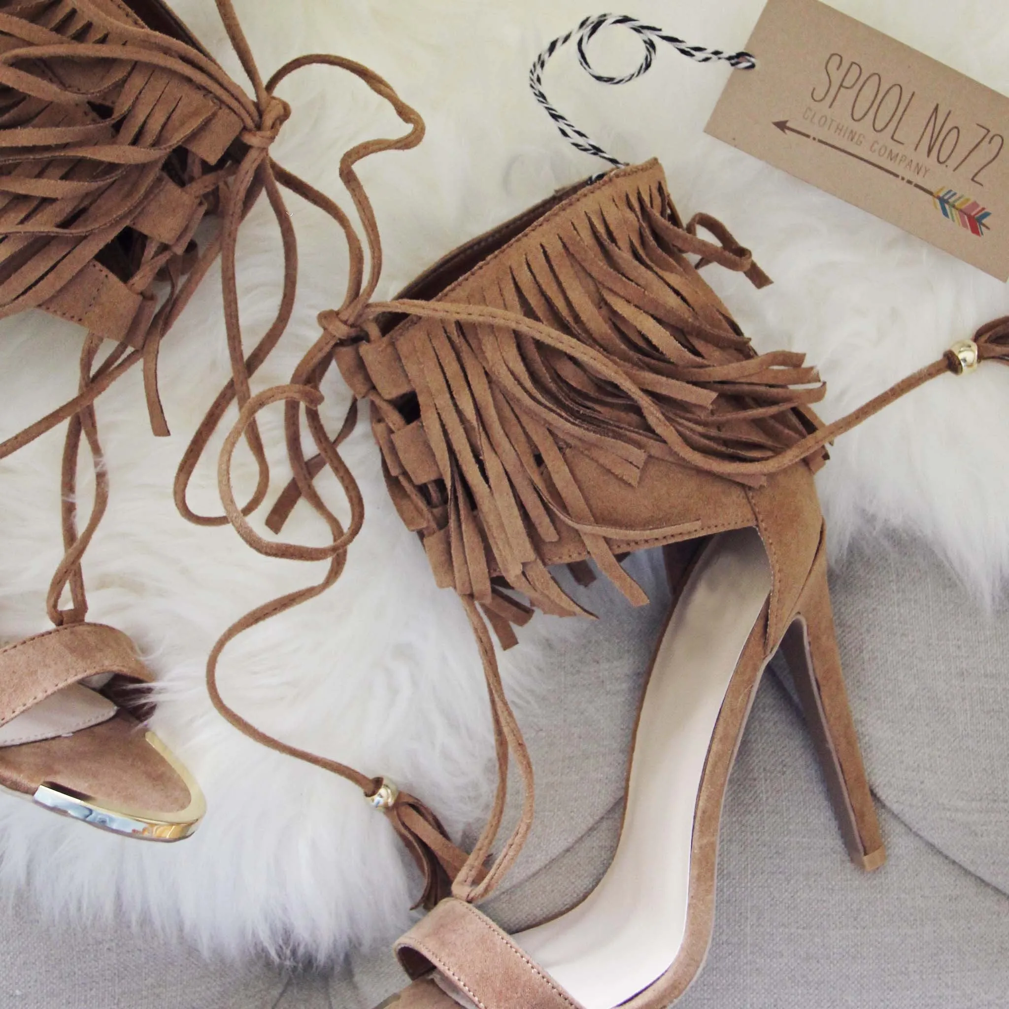 Sugar Fringe Heels