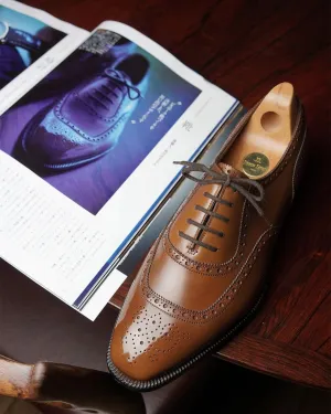 Tan Leather Niamh Brogue Oxfords - Formal Shoes