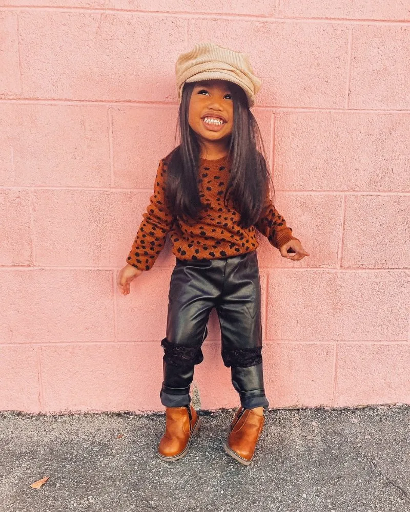 Teddy Cozy Sweater - Safari Dot