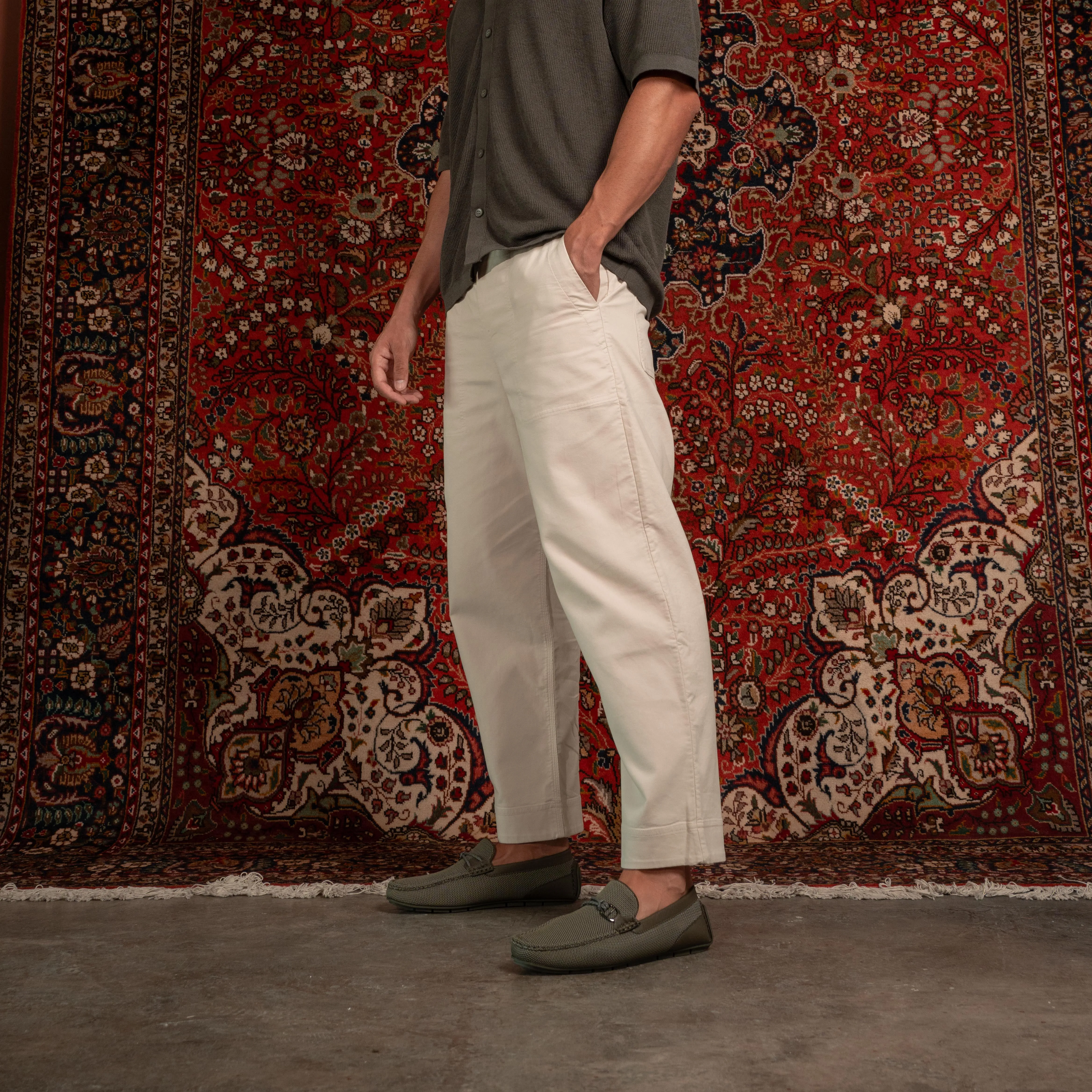 VEGO MOCCASIN-KHAKI
